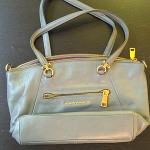 Polo Franco genuine Italian leather bag (grey)